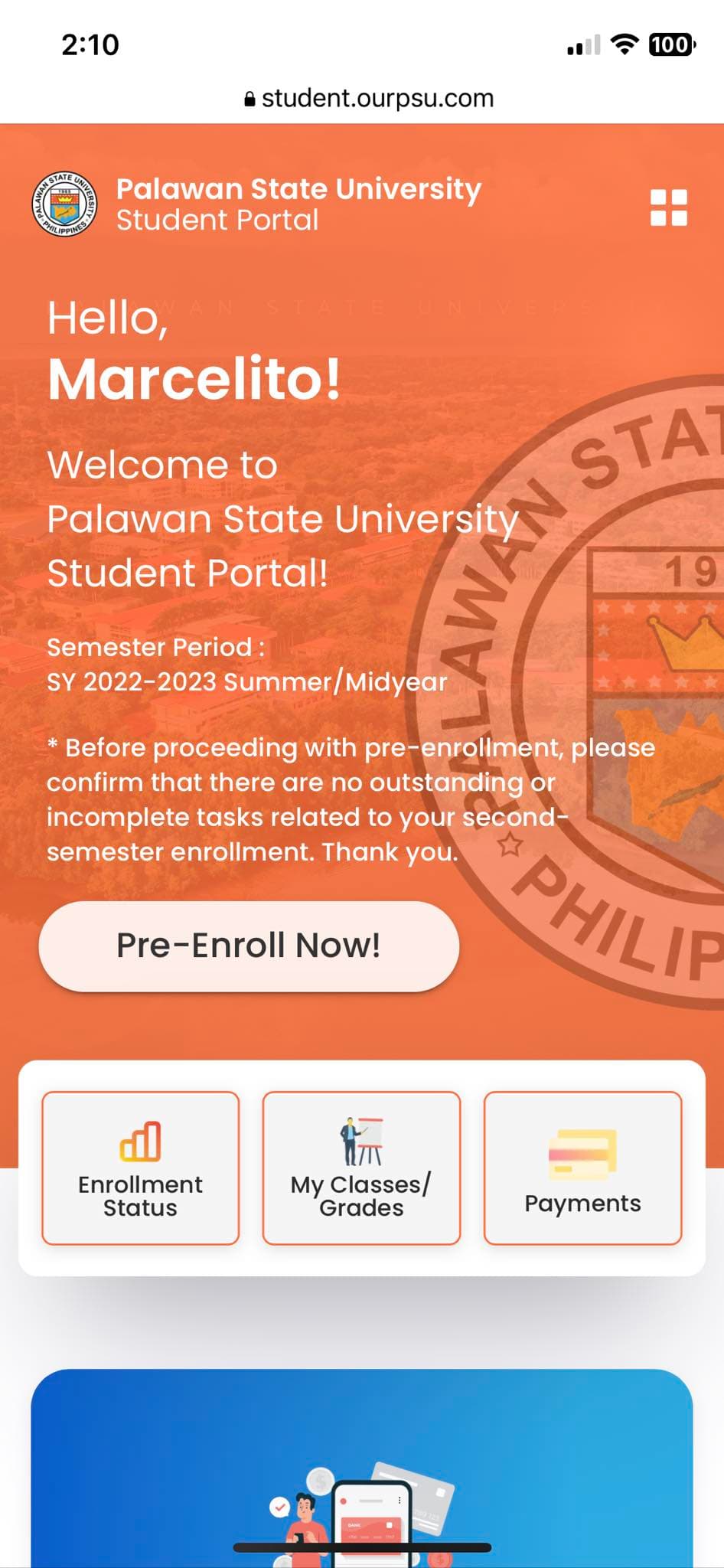 PSU Student Portal